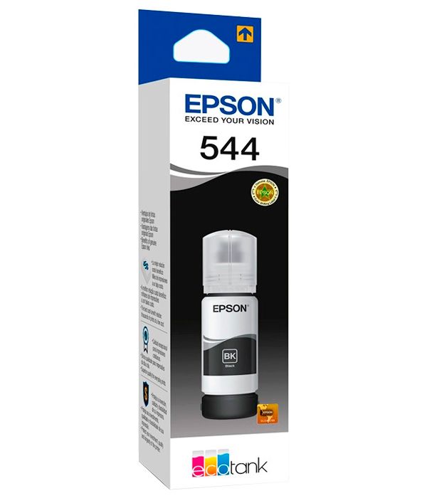 Botella-de-Tinta-Negra-Epson-T544.jpg Tinta Epson 544 Negro T544120-AL Original - Imagen 1