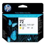Cabezal HP 72 Matte Black & Yellow C9384A