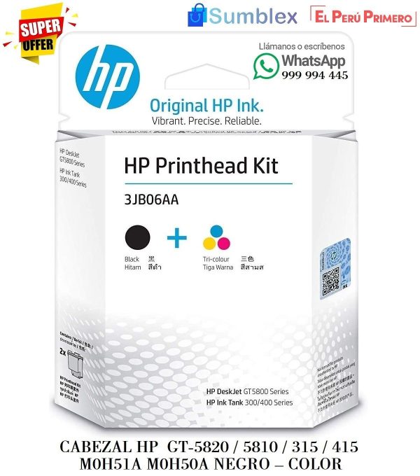 Cabezal HP 3JB06AA GT-5820/315/415 M0H51A & M0H50A