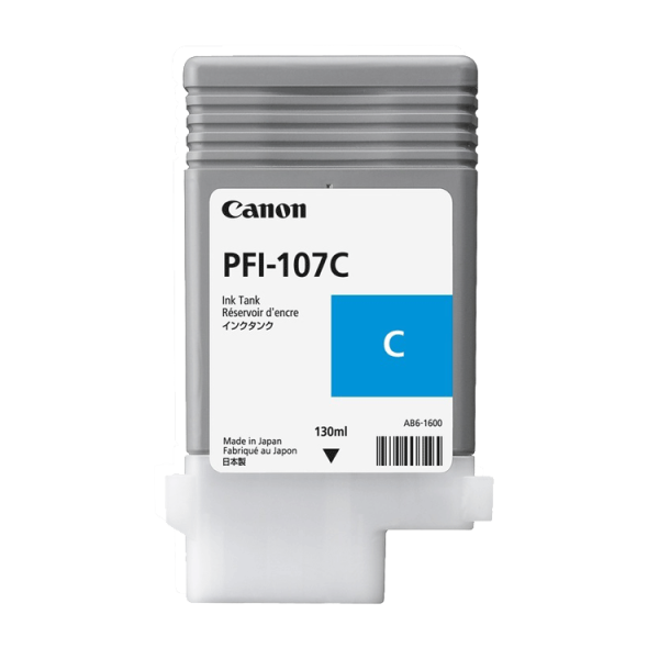 Tinta Canon PFI-107C Cyan 130ML