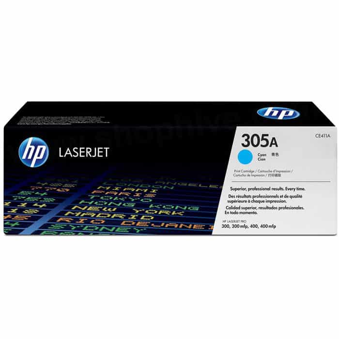 CE411A-HP-305A-TONER-CIAN.jpg Toner HP 305A Cyan CE411A Para M475 / M451 - Imagen 1