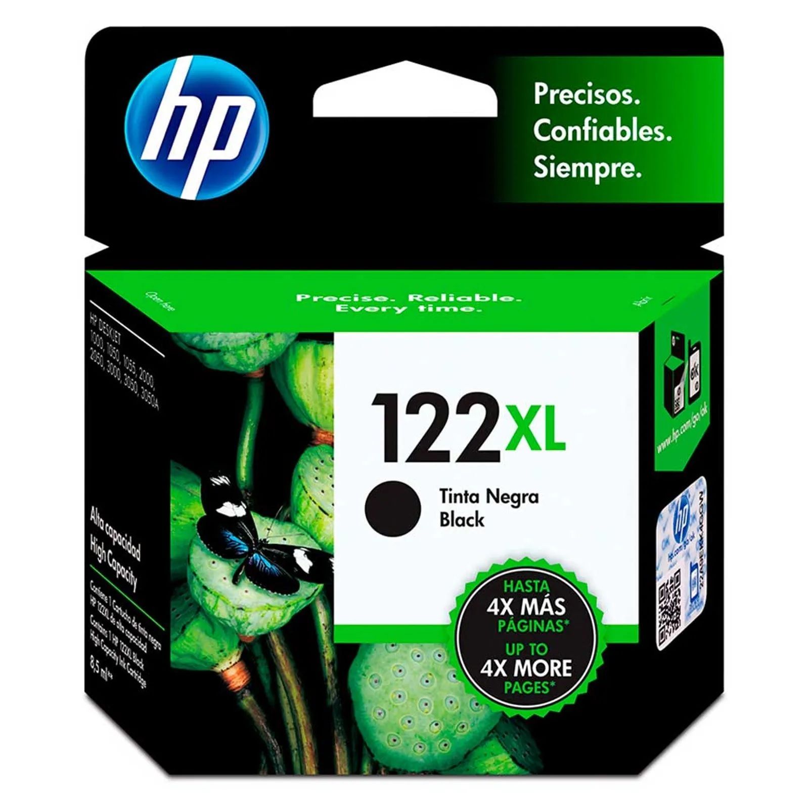 CH563HL.jpg Tinta HP 122XL Black CH563HL 480 PAGINAS - Imagen 1