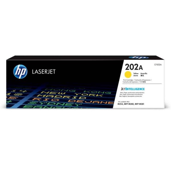 Toner HP 202A Yellow CF502A Para M254, MFP M280 - Imagen 2