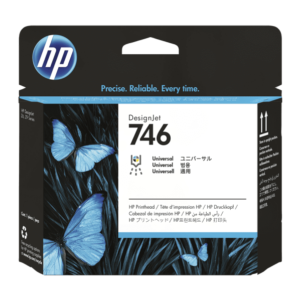Cabezal HP 746 MultiColor P2V25A Para Designjet Z6, Z9
