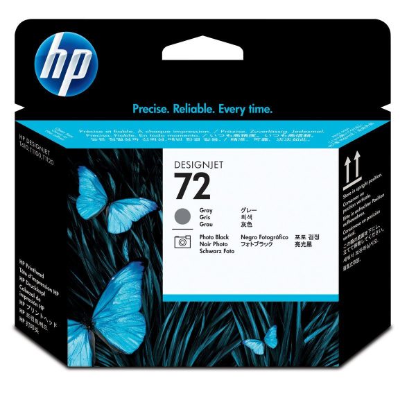 Cabezal HP 72 Gray & Photo Black C9380A Para T610/T1100/T790 - Imagen 2