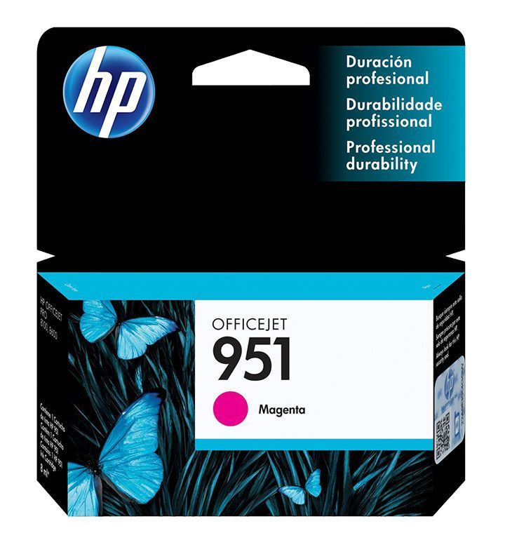 Cartucho-de-Tinta-HP-951-Magenta.jpg TINTA HP 951 MAGENTA CN051AL - Imagen 1