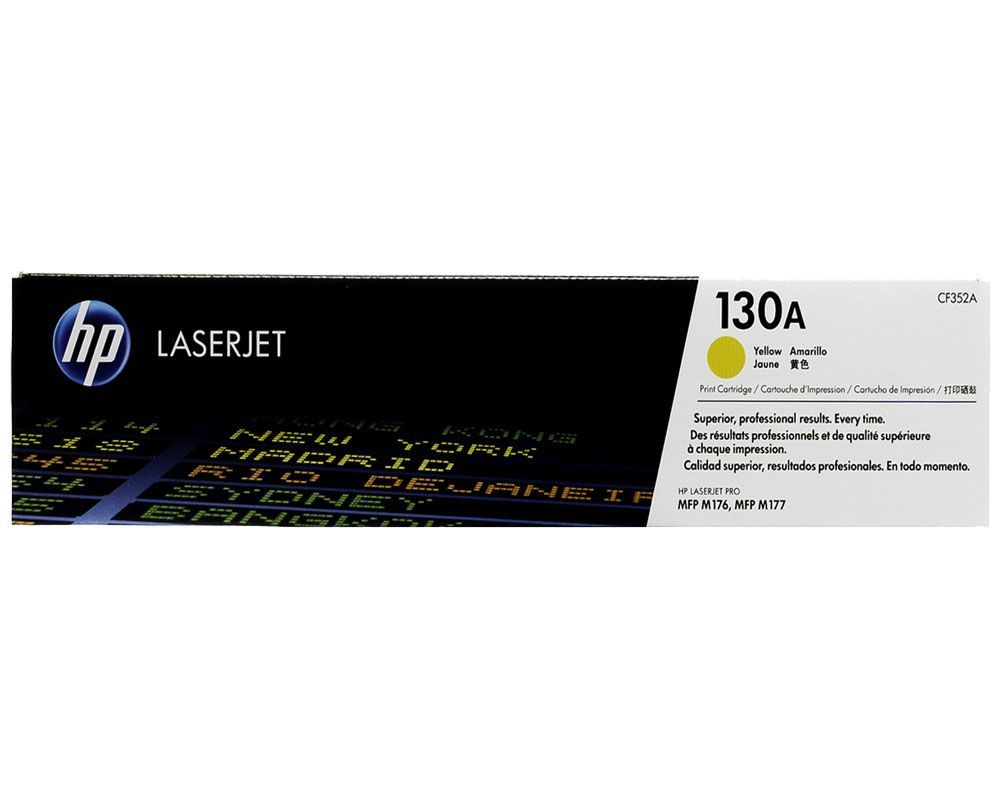 Cartucho-de-Toner-HP-130A-Amarillo-CF352A.jpg Toner HP 130A Yellow CF352A Para M176, M177 - Imagen 1
