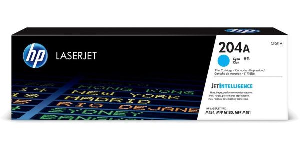 Toner HP 204A Cyan CF511A M154, M180, M181 - Imagen 3