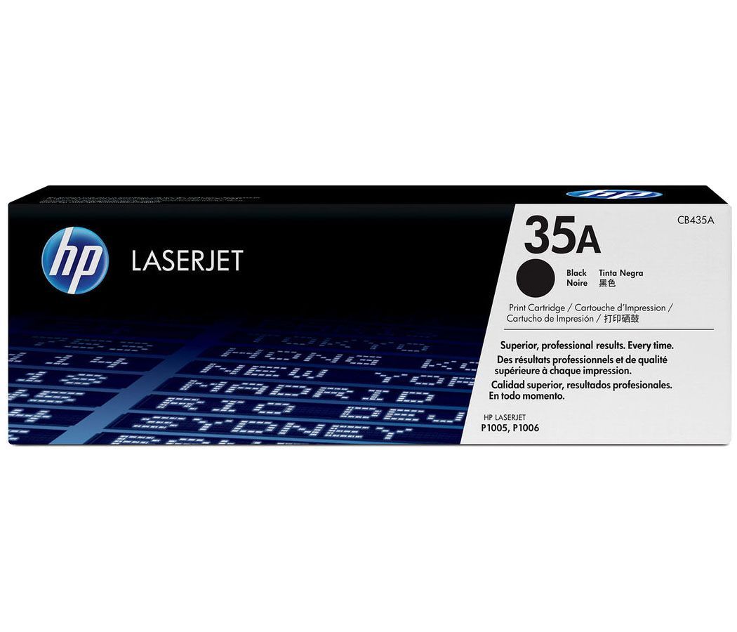 Cartucho-de-Toner-HP-35A-CB435A.jpg Toner HP 35A Negro CB435A Para P1006, P1009 - Imagen 1
