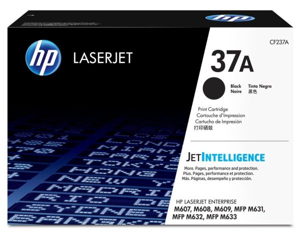 Toner HP 37A Negro CF237A Para M607, MFP M631 - Imagen 4