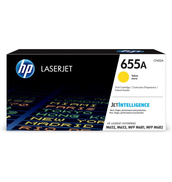 Toner HP 655A Yellow CF452A Para M652, M681 - Imagen 2