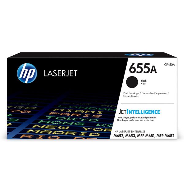 Toner HP 655A Negro CF450A Para M652 / M681 - Imagen 2