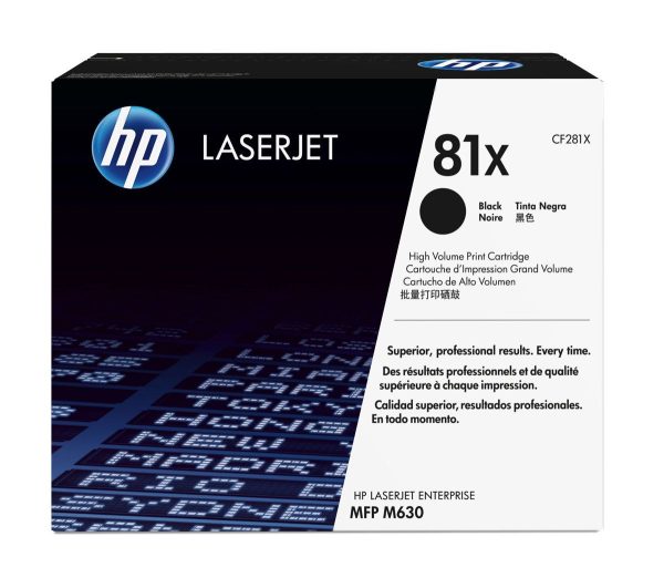 Toner HP 81X Negro CF281X M630, M605, M606