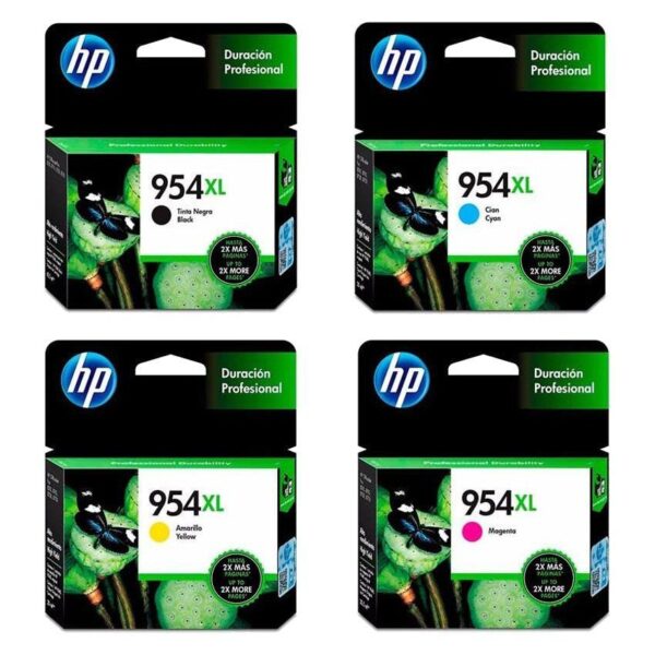 Tinta HP 954XL Yellow L0S68AL Para OfficeJet Pro 7740, 8720, 8710 - Imagen 3