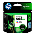 Tinta HP 664XL TriColor F6V30AL Deskjet 1115, 4535,