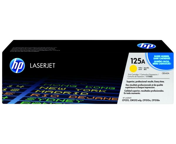 Toner HP 125A Yellow CB542A CP1215/CM1312