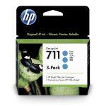 Tinta HP 711 Cyan CZ134A T120, T520 TriPack 29ML
