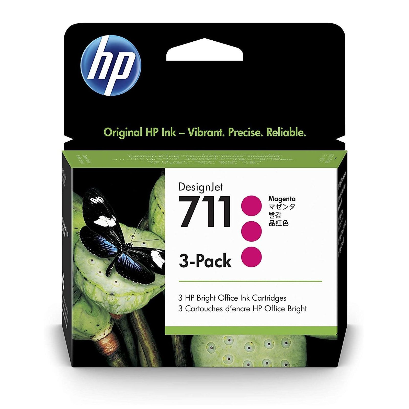 HP-Tinta-711-3-Pack-Magenta-29-ML-T120-T520.jpg Tinta HP 711 Magenta CZ135A T120, T520 TriPack 29ML - Imagen 1