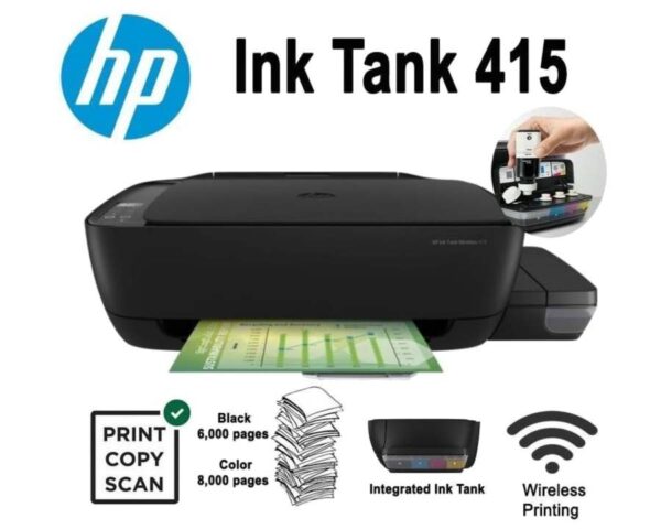 Impresora Multifuncional HP Ink Tank Wireless 415 – (Z4B53A)