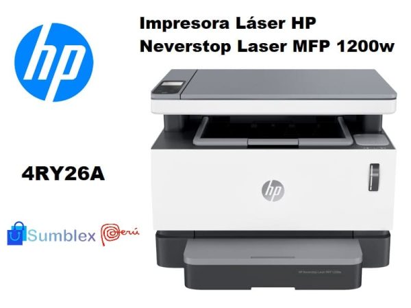 Impresora Multifunción HP Laser Neverstop 1200w