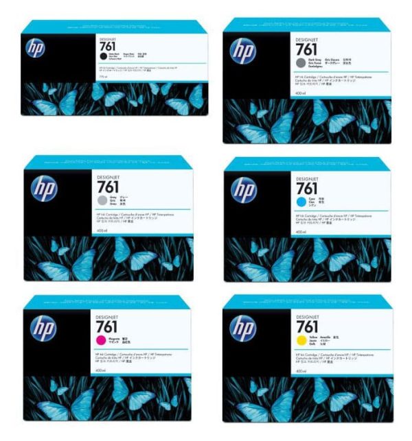 Tinta HP 761 Matte Black CM997A T7100/T7200 775ML - Imagen 3