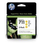 Tinta HP 711 Yellow CZ136A T120, T520 TriPack 29ML