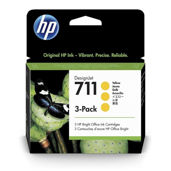 Tinta HP 711 Yellow CZ136A T120, T520 TriPack 29ML