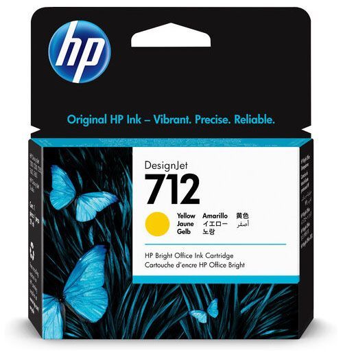 Tinta HP 712 Yelllow 3ED69A Tinta HP 712 Yelllow 3ED69A