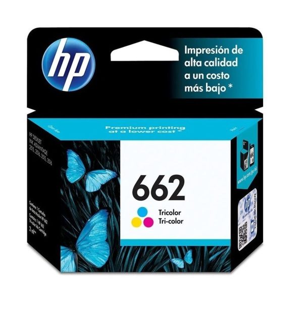 Tinta HP 662 Color CZ104AL 100 PÁGINAS