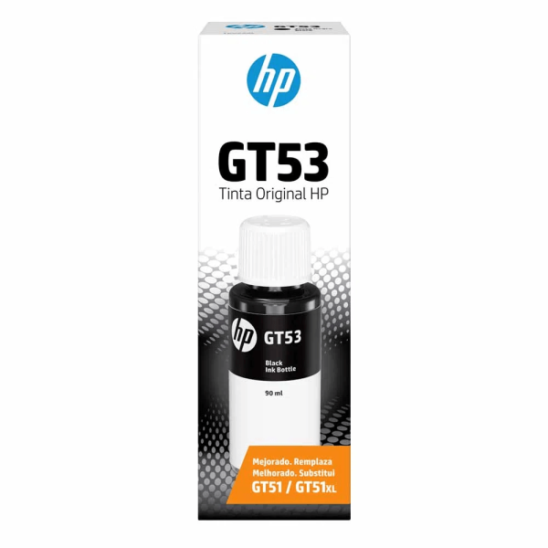Botella de Tinta HP GT53 Negro Original 1VV22AL 90ML - Imagen 2