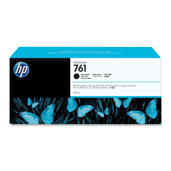 Tinta HP 761 Matte Black CM997A T7100/T7200 775ML - Imagen 4