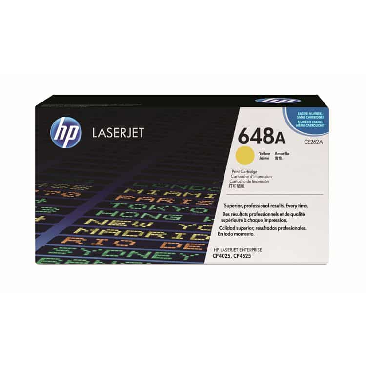 TONER-AMARILLO-HP-CE262A.jpg Toner HP 648A Yellow CE262A Para CP4525, CP4025 - Imagen 1