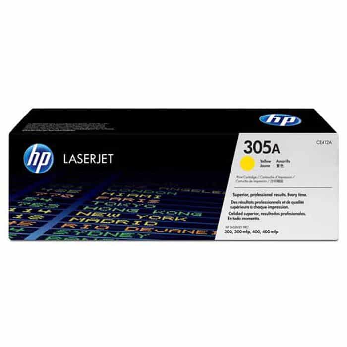 TONER-AMARILLO-HP-CE412A-305A.jpg Toner HP 305A Yellow CE412A Para M475 / M451 - Imagen 1