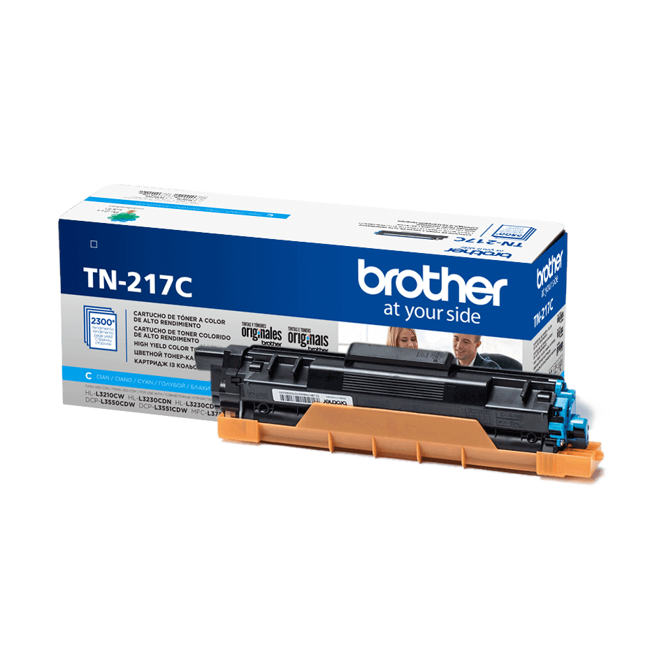 TONER-BROTHER-TN-217C-CYAN.png Toner Brother TN-217C Cyan Para L3270/L3551/L3750 - Imagen 1