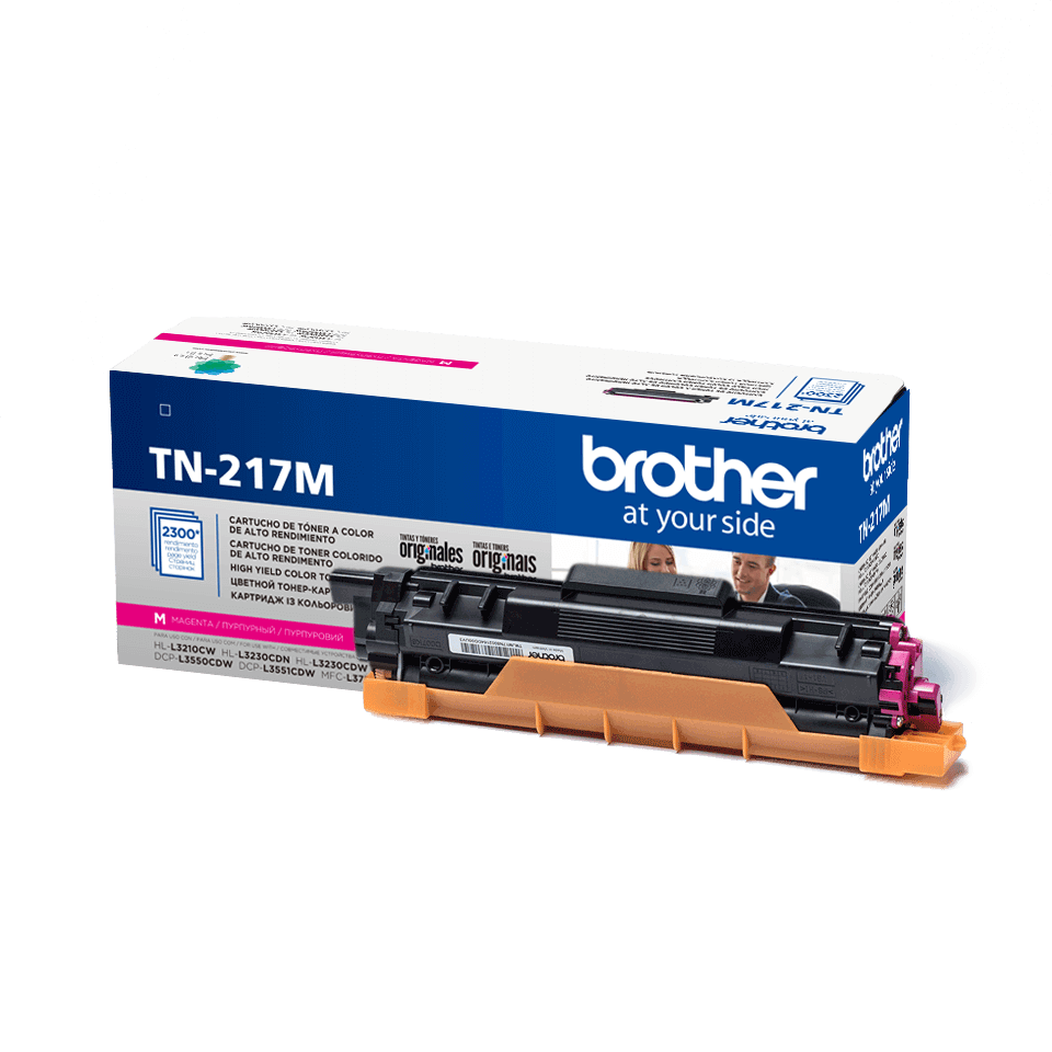 TONER-BROTHER-TN-217M-MAGENTA.png Toner Brother TN-217M Magenta Para L3270/L3551/L3750 - Imagen 1