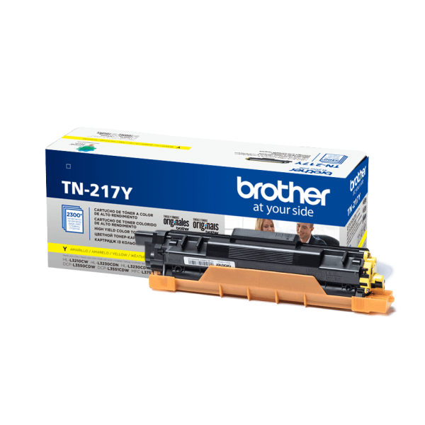 Toner Brother TN-217Y Yellow Para L3270/L3551/L3750