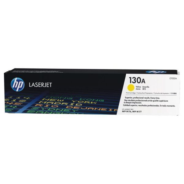 Toner HP 130A Yellow CF352A Para M176, M177 - Imagen 2