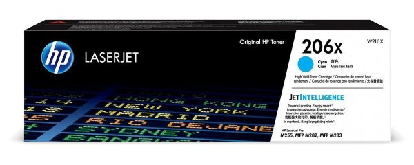Toner HP 206X Cyan W2111X M255, M282, M283 - Imagen 2