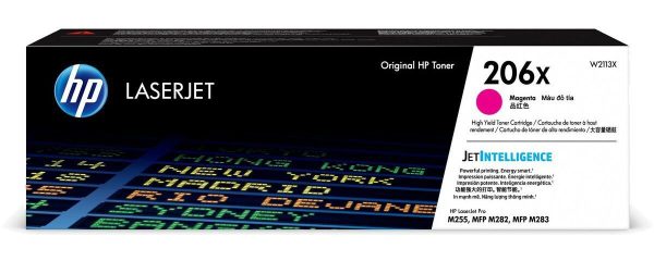 Toner HP 206X Magenta W2113X M255, M282, M283 - Imagen 2