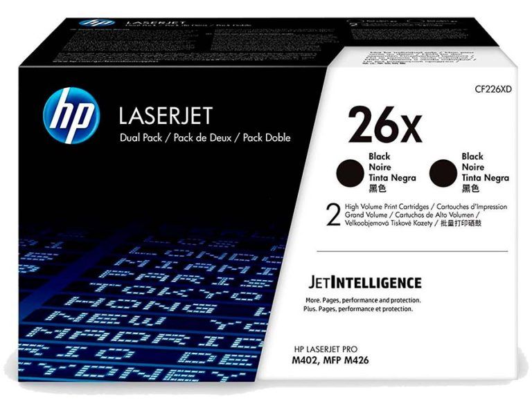 Toner HP 26X Dual Pack CF226XD