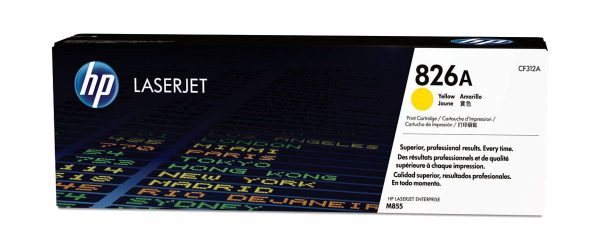 Toner HP 826A Yellow CF312A Para M855 - Imagen 2