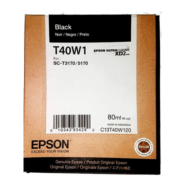 Tinta-Epson-T40W-Black-T40W120.jpg Tinta Epson T40W Black T40W120 Alta Capacidad - Imagen 1