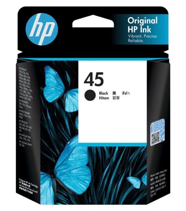 Tinta HP 45 Negro 51645AL