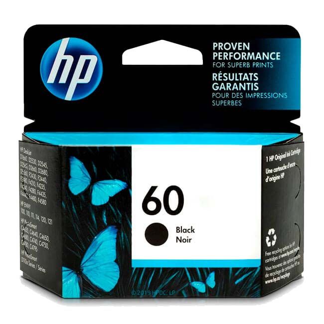 Tinta HP 60 Negro CC640WL Tinta HP 60 Negro CC640WL para HP Envy 124 - Imagen 1