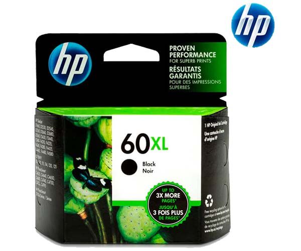 Tinta HP 60XL Negro CC641WL Tinta HP 60XL Negro CC641WL Para F2480, D110a, envy 124 - Imagen 1