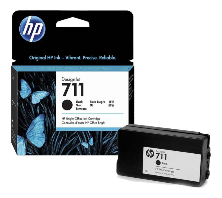 Tinta HP 711 Black CZ133A T120/T520 80ML