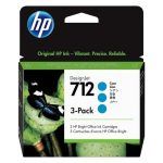 Tinta HP 712 Cyan 3ED77A TriPack