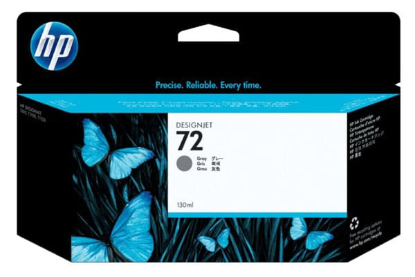 Tinta-HP-72-Gray-C9374A.jpg Tinta HP 72 Gray C9374A Para T610, T1100 - Imagen 1
