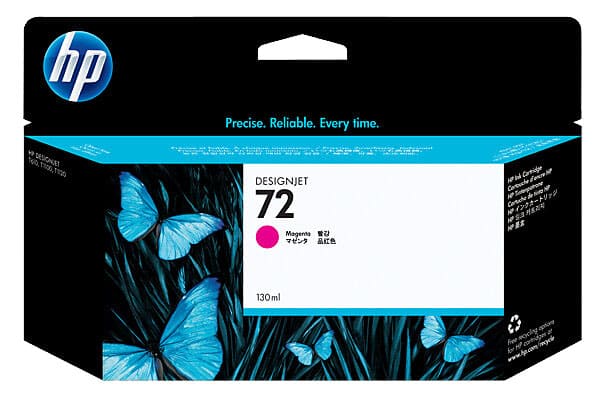 Tinta-HP-72-Magenta-C9372A.jpg Tinta HP 72 Magenta C9372A Para T610, T1100 - Imagen 1