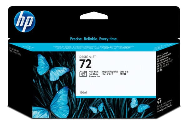 Tinta-HP-72-Photo-Black-C9370A.jpg Tinta HP 72 Photo Black C9370A T610, T1100, T23 - Imagen 1
